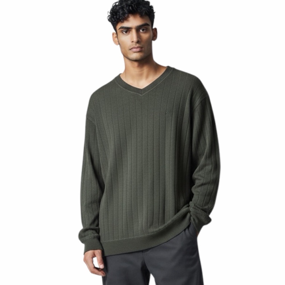 Vintage 90's‎ V-Neck Pull over Alexander Julian Colours Long Sleeve Men's Size L
